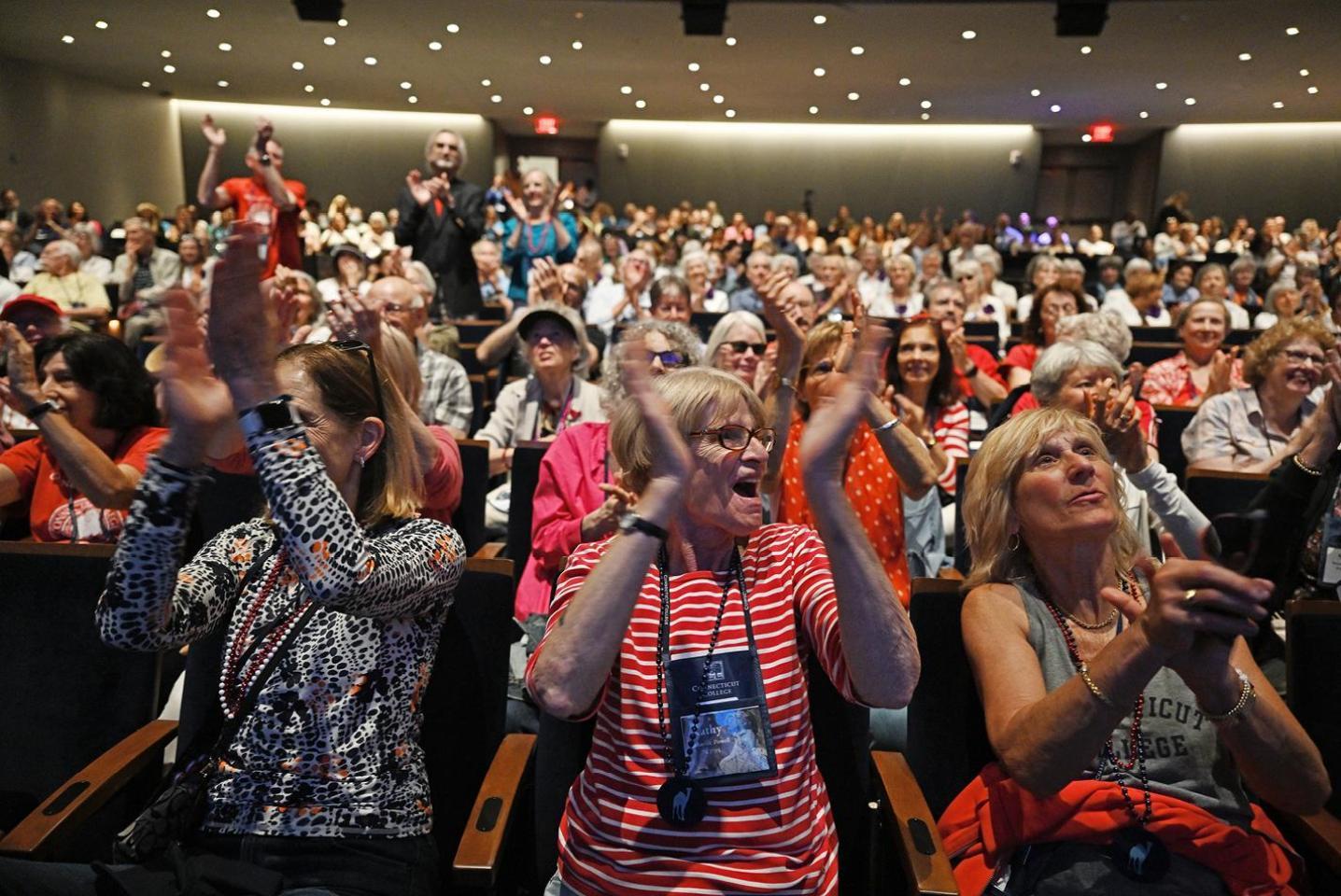 Alumni applauding at Reunion 2024