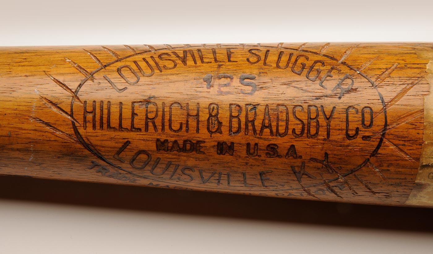 Hall of Fame bat