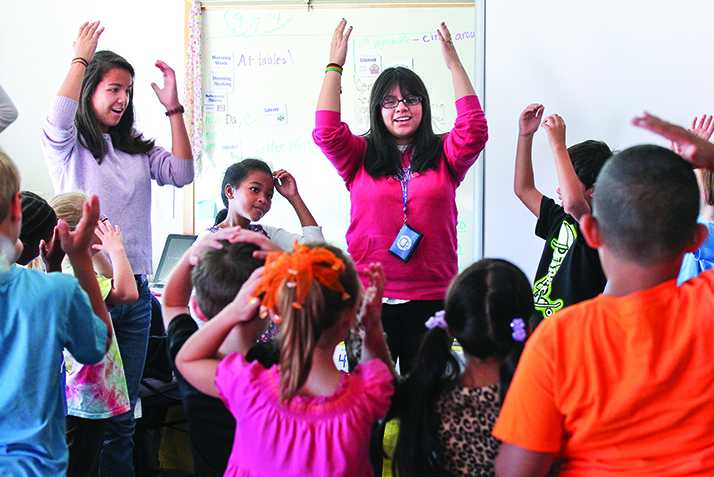 CommunityEngagement has Connecticut College students in downtown classrooms