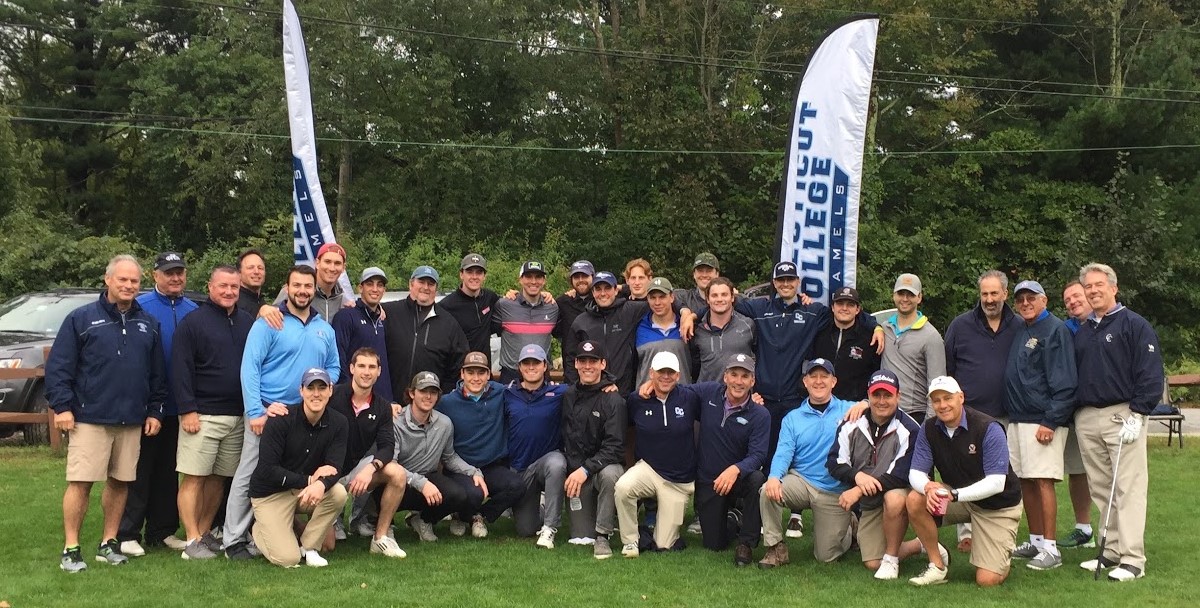 students at the Golf tournament