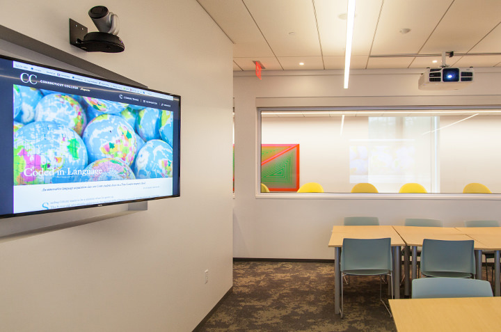 Interior of the The Otto and Fran Walter Commons for Global Study and Engagement