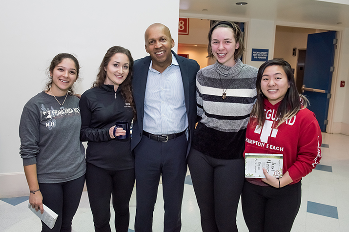 Bryan Stevenson at the Inaugural speech of President Katherine Bergeron's Distinguished Lecture Series