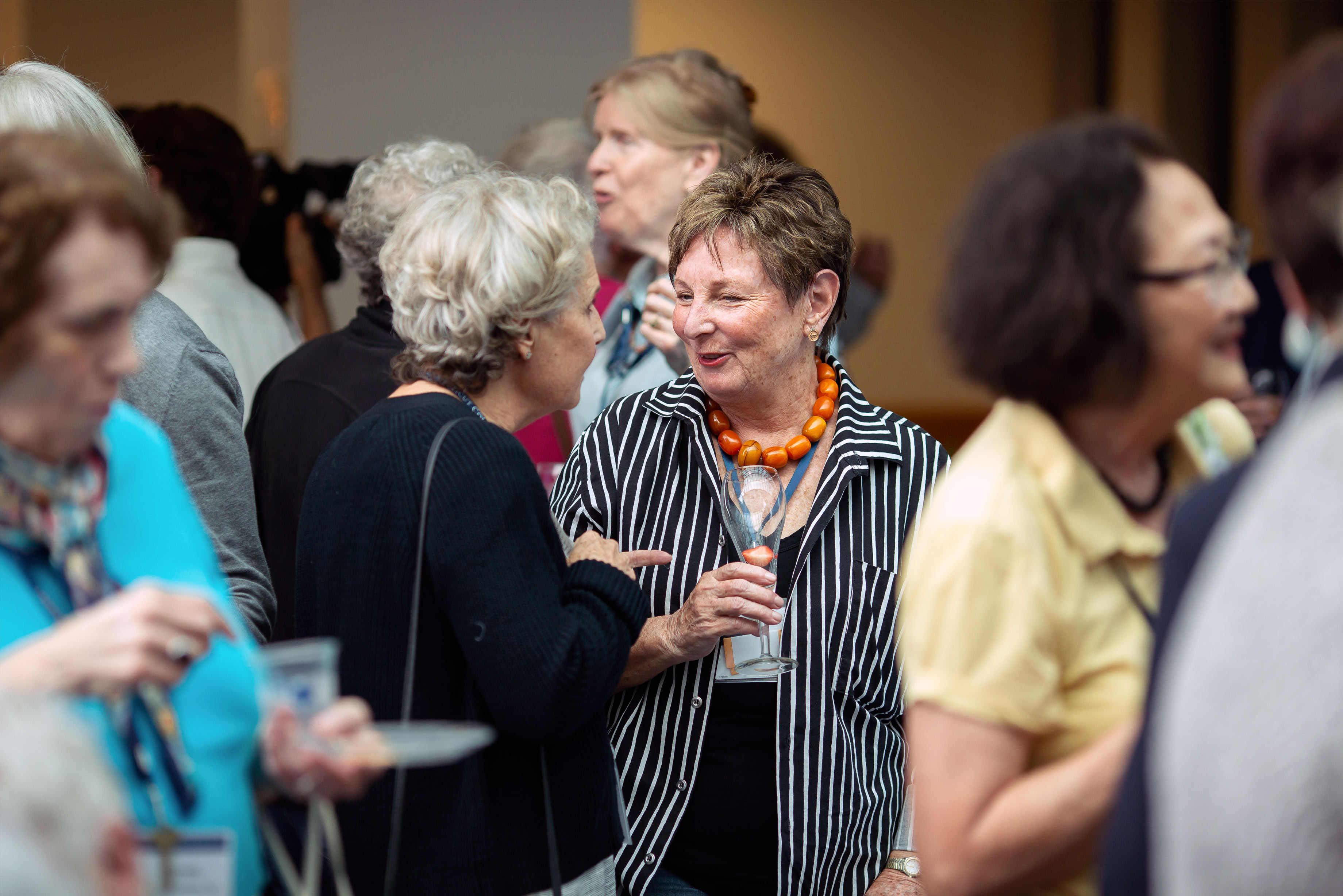 Champagne toast at Reunion 2018