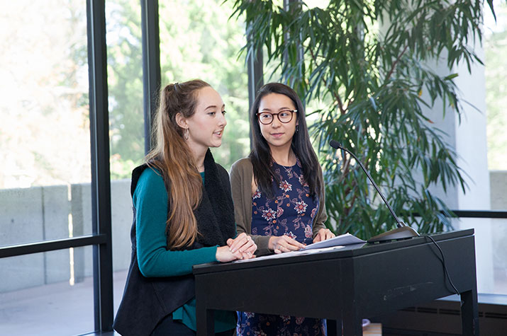 Laura Lundegard 18 and Hanako Brais 18