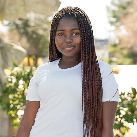 A portrait of Ashesi exchange student Nana Ekua Egyirba Aggrey