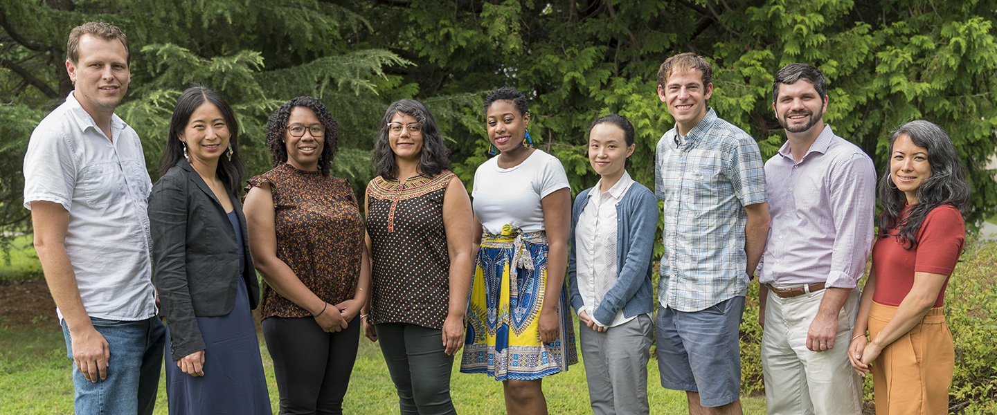 A group portrait of the new faculty.