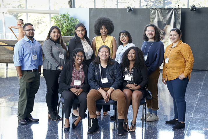 Connecticut College’s MMUF fellows at the Mashantucket Pequot Museum and Research Center.