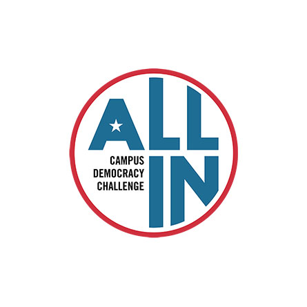 The logo for the All In Campus Challenge