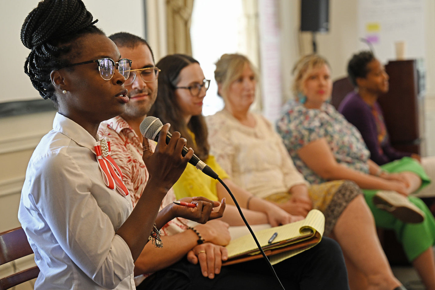 Faculty reassembled post-Commencement for Camp Teach and Learn, featuring several days of intensive teaching development aimed at bolstering student learning in Conn's classrooms.